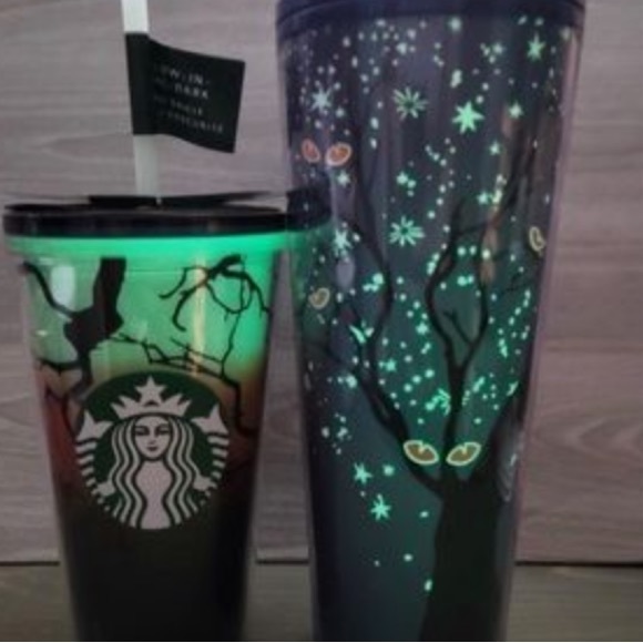 Starbucks 2022 Glow In the Dark Collection Full Buddle Set - Picture 4 of 4